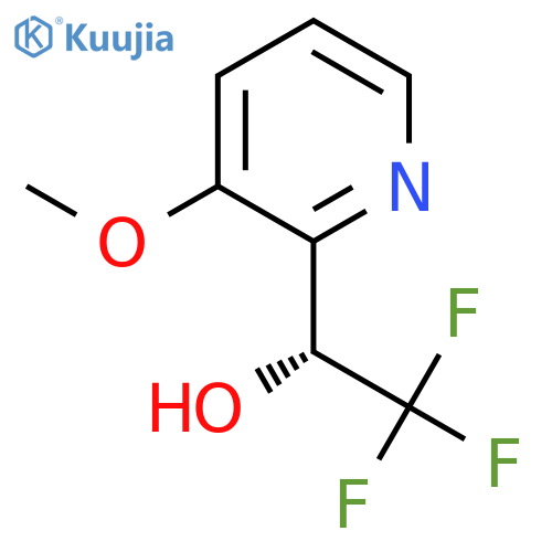 (1R)-2,2,2-trifluoro-1-(3-methoxypyridin-2-yl)ethan-1-ol structure