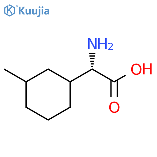(2S)-2-amino-2-(3-methylcyclohexyl)acetic acid structure