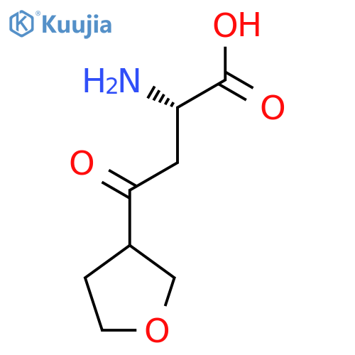 (2S)-2-amino-4-oxo-4-(oxolan-3-yl)butanoic acid structure