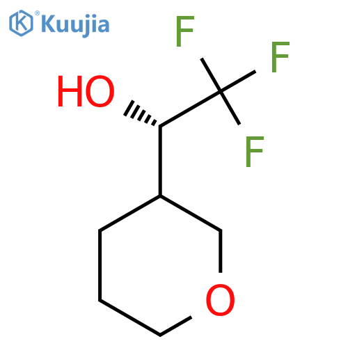 (1S)-2,2,2-trifluoro-1-(oxan-3-yl)ethan-1-ol structure