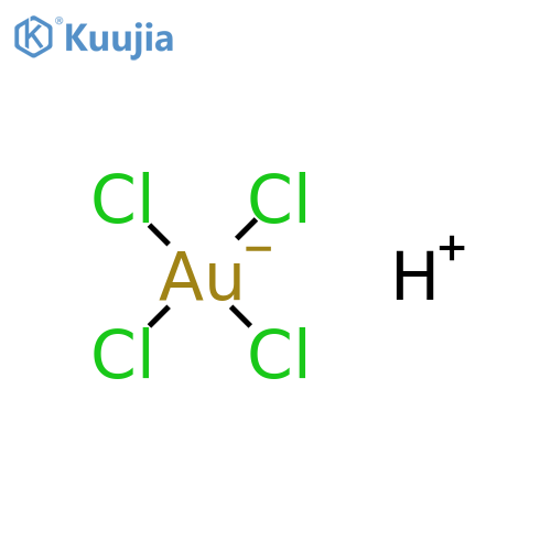 tetrachloroauric acid structure