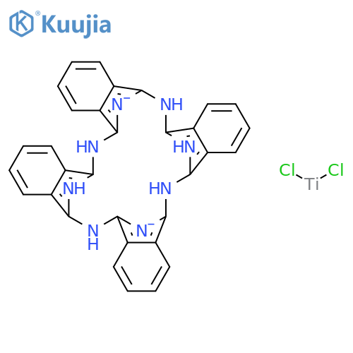 Titanium,dichloro[29H,31H-phthalocyaninato(2-)-kN29,kN30,kN31,kN32]-, (TP-6-132)- structure