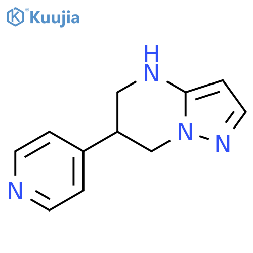 4-{4H,5H,6H,7H-pyrazolo1,5-apyrimidin-6-yl}pyridine structure