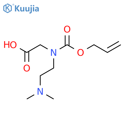 2-{2-(dimethylamino)ethyl(prop-2-en-1-yloxy)carbonylamino}acetic acid structure