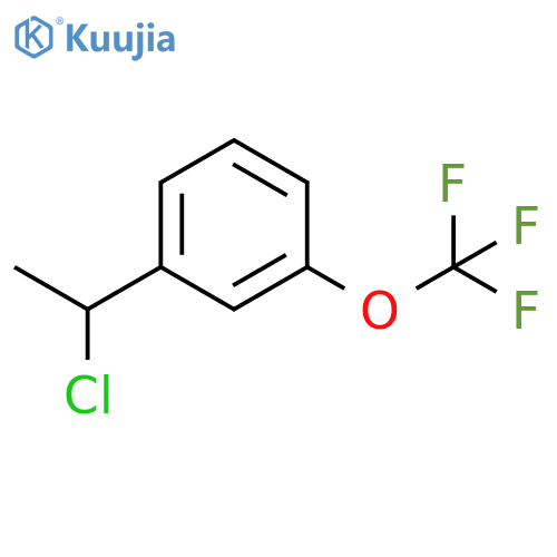 1-(1-chloroethyl)-3-(trifluoromethoxy)benzene structure