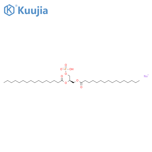 1,2-Dipalmitoyl-sn-glycero-3-phosphate Sodium Salt structure