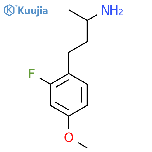 4-(2-Fluoro-4-methoxyphenyl)butan-2-amine structure