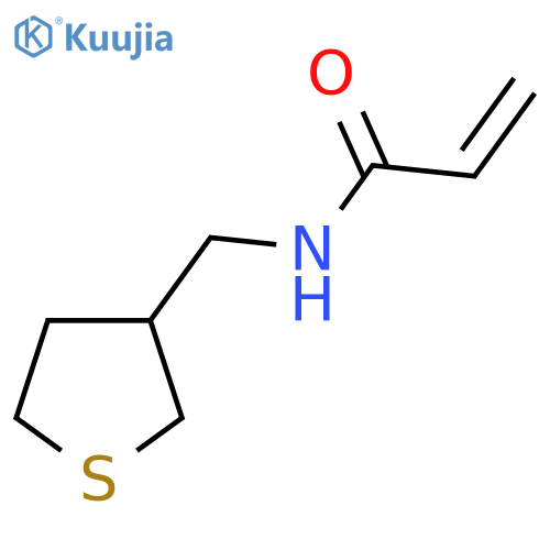 N-(thiolan-3-yl)methylprop-2-enamide structure