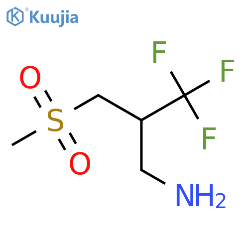 2-(aminomethyl)-1,1,1-trifluoro-3-methanesulfonylpropane structure