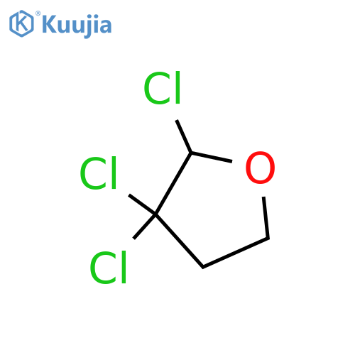 Furan, 2,3,3-trichlorotetrahydro-, (-)- structure