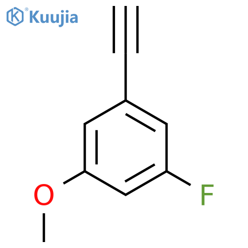 1-Ethynyl-3-fluoro-5-methoxybenzene structure