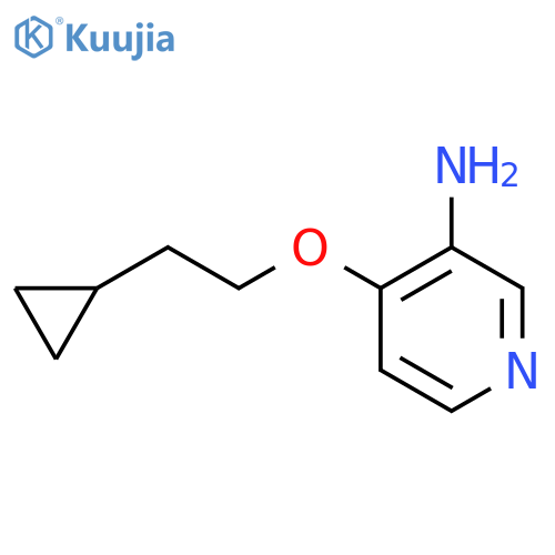4-(2-cyclopropylethoxy)pyridin-3-amine structure