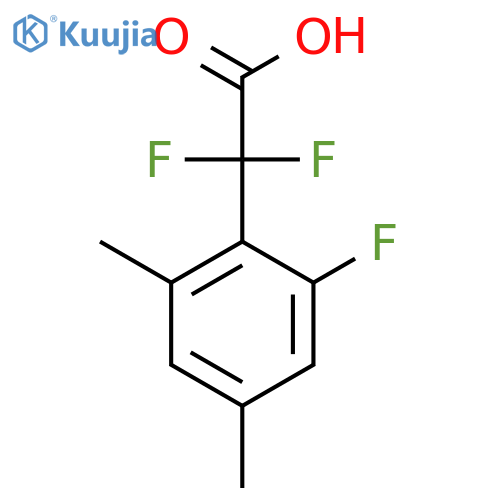 2,2-Difluoro-2-(2-fluoro-4,6-dimethylphenyl)acetic acid structure