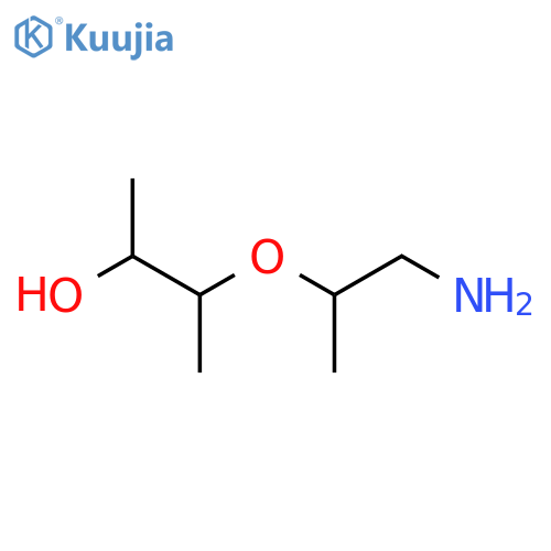3-(1-aminopropan-2-yl)oxybutan-2-ol structure
