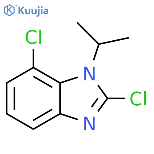 2,7-dichloro-1-(propan-2-yl)-1H-1,3-benzodiazole structure