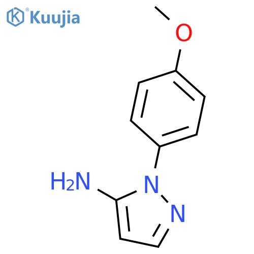 1H-Pyrazol-5-amine, 1-(4-methoxyphenyl)- structure