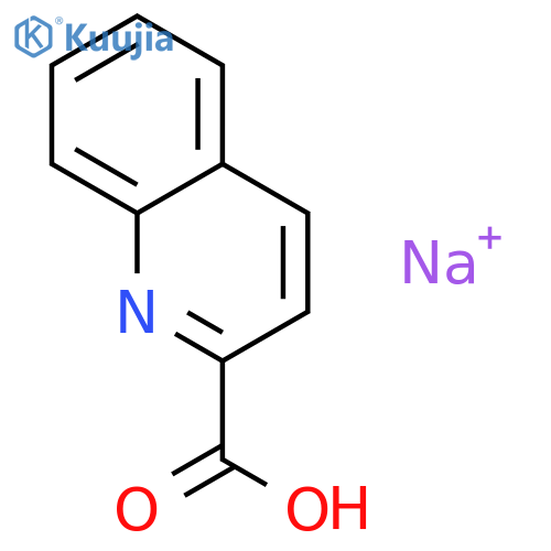 Quinaldic Acid Sodium Salt structure