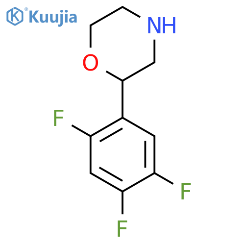 2-(2,4,5-Trifluorophenyl)morpholine structure