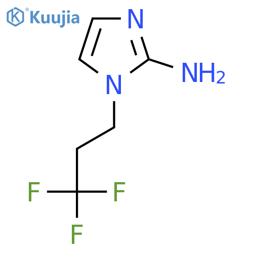 1-(3,3,3-trifluoropropyl)-1H-imidazol-2-amine structure