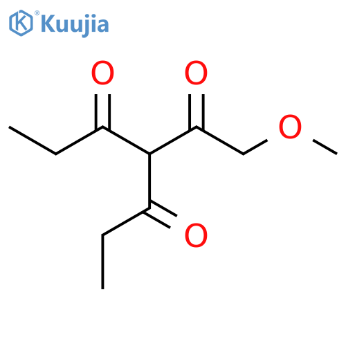 4-(2-methoxyacetyl)heptane-3,5-dione structure