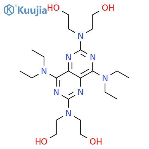 Ethanol,2,2',2'',2'''-[[4,8-bis(diethylamino)pyrimido[5,4-d]pyrimidine-2,6-diyl]dinitrilo]tetrakis- structure