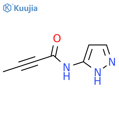 N-(1H-pyrazol-3-yl)but-2-ynamide structure