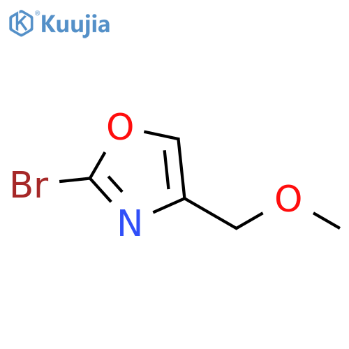 2-\u200bBromo-\u200b4-\u200b(methoxymethyl)\u200b-oxazole structure
