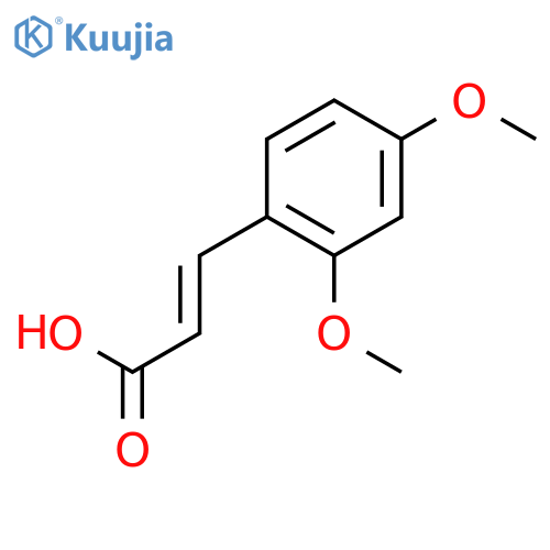 2,4-Dimethoxycinnamic acid structure