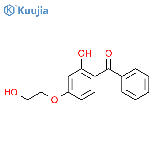 (2-Hydroxy-4-(2-hydroxyethoxy)phenyl)(phenyl)methanone structure