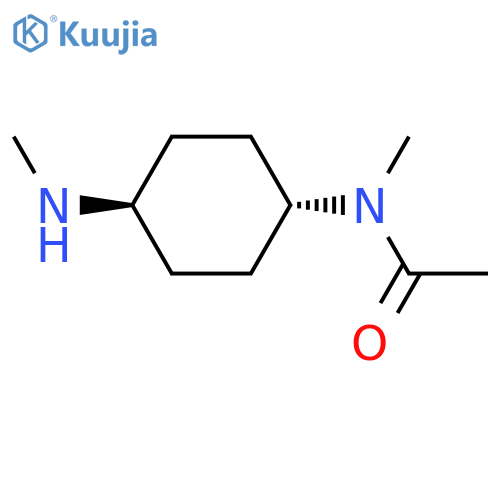(1R,4R)-N-Methyl-N-(4-MethylaMino-cyclohexyl)-acetaMide structure