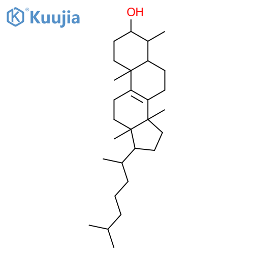 Cholest-8-en-3-ol,4,14-dimethyl-, (3b,4a,5a)- structure