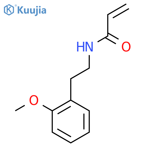 N-2-(2-methoxyphenyl)ethylprop-2-enamide structure