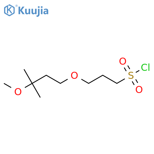 3-(3-methoxy-3-methylbutoxy)propane-1-sulfonyl chloride structure