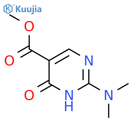 Methyl 2-(dimethylamino)-6-oxo-1,6-dihydropyrimidine-5-carboxylate structure