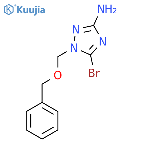 1-[(Benzyloxy)methyl]-5-bromo-1H-1,2,4-triazol-3-amine structure