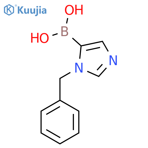 1-Benzyl-1H-imidazole-5-boronic acid structure