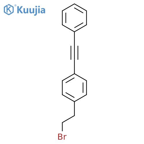 1-(2-Bromoethyl)-4-(phenylethynyl)benzene structure