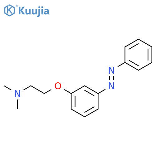 Ethanamine, N,N-dimethyl-2-[3-(2-phenyldiazenyl)phenoxy]- structure