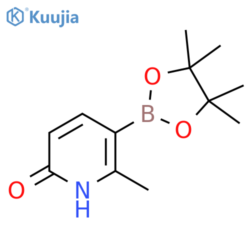 6-Methyl-5-(4,4,5,5-tetramethyl-1,3,2-dioxaborolan-2-yl)pyridin-2-ol structure