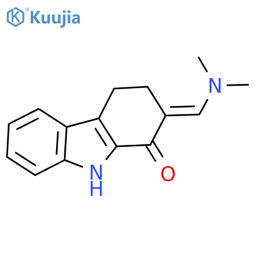 (2E)-2-[(dimethylamino)methylidene]-2,3,4,9-tetrahydro-1H-carbazol-1-one structure