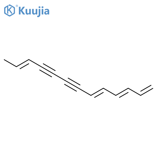 trideca-1,3,5,11-tetraene-7,9-diyne structure