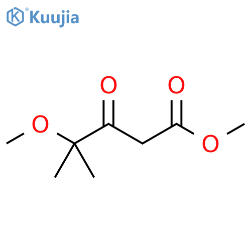 methyl 4-methoxy-4-methyl-3-oxopentanoate structure