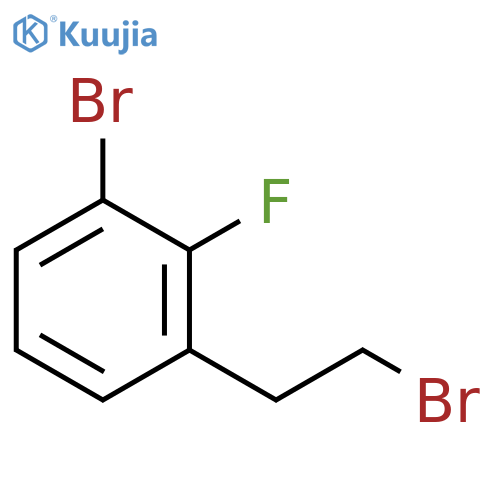 1-bromo-3-(2-bromoethyl)-2-fluorobenzene structure
