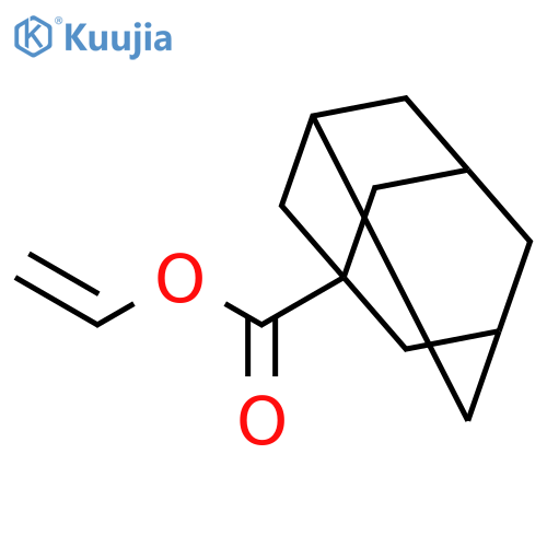 Tricyclo[3.3.1.13,7]decane-1-carboxylic acid, ethenyl ester structure