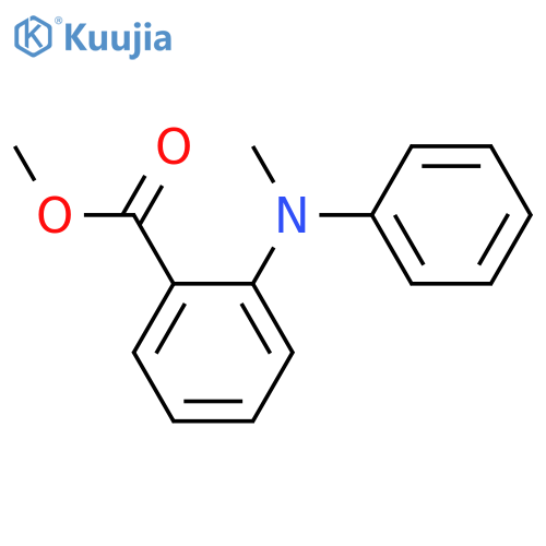 Benzoic acid, 2-(methylphenylamino)-, methyl ester structure