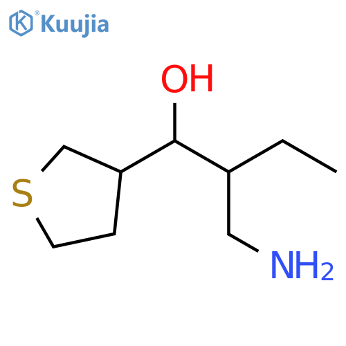 3-Thiophenemethanol, α-[1-(aminomethyl)propyl]tetrahydro- structure
