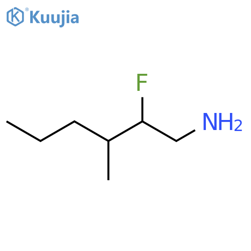 2-Fluoro-3-methylhexan-1-amine structure
