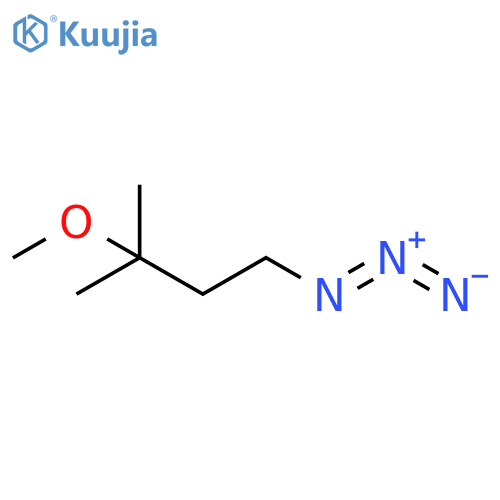 1-azido-3-methoxy-3-methylbutane structure