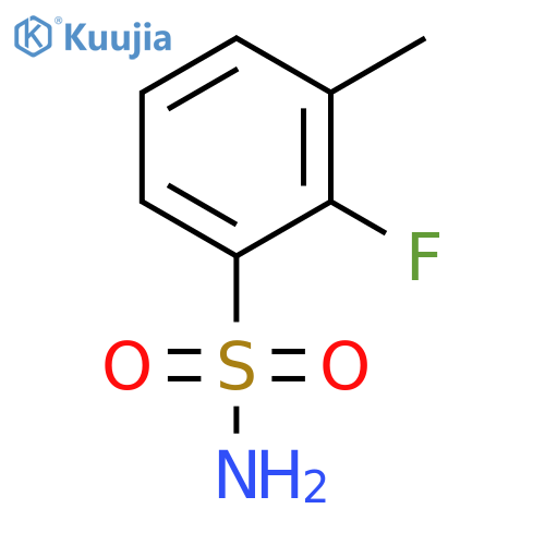 2-fluoro-3-methylbenzene-1-sulfonamide structure