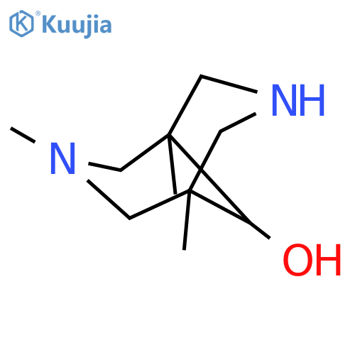1,3,5-trimethyl-3,7-diazabicyclo3.3.1nonan-9-ol structure